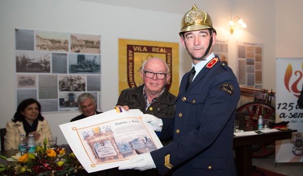Atribuído o Diploma de Honra ao bombeiro de 2ª classe Fernando Mota