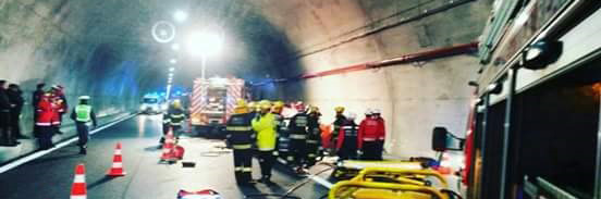 Simulacro túnel Marão - 13Abr2016